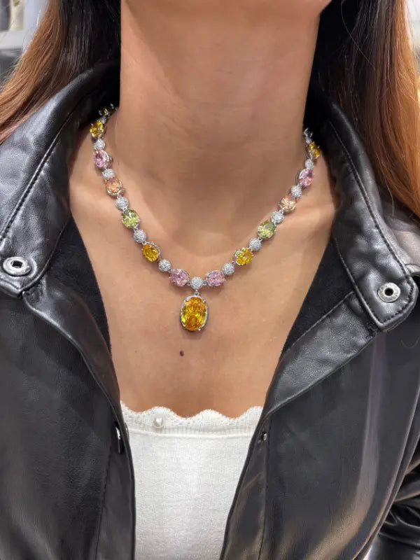 pendent set with matching earrings