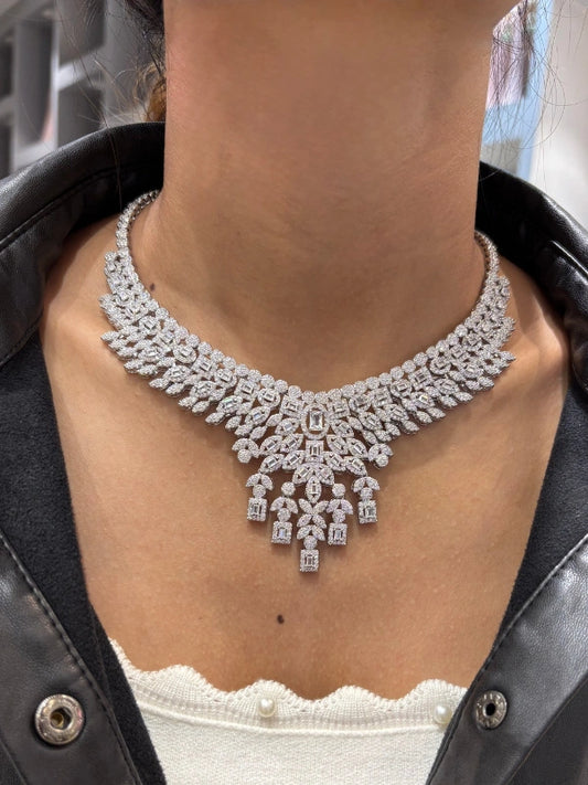 diamond necklace set