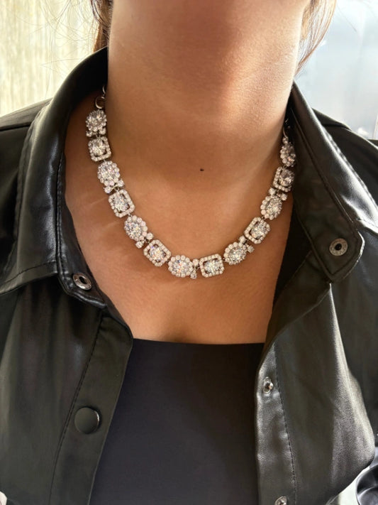 Cz Diamond Cut Necklace