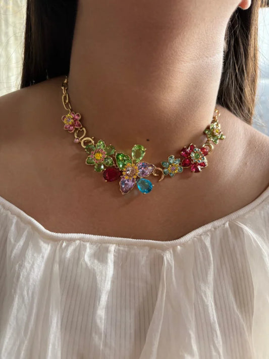 multi color necklace