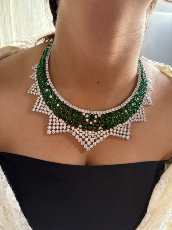 necklace with matching earrings