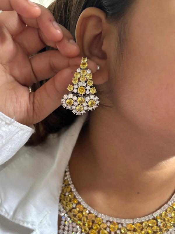 necklace with matching earrings