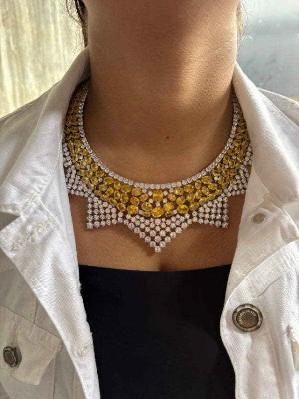 rose cut necklace
