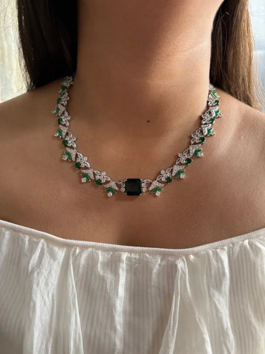 Necklace with earrings