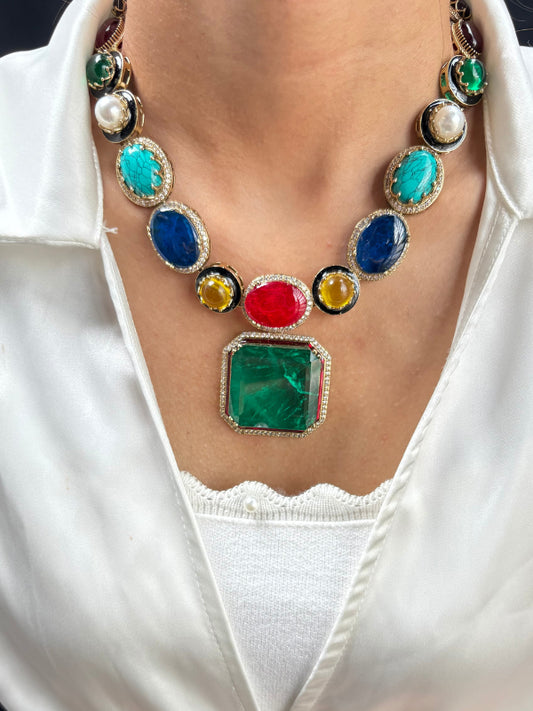 gemstone necklace