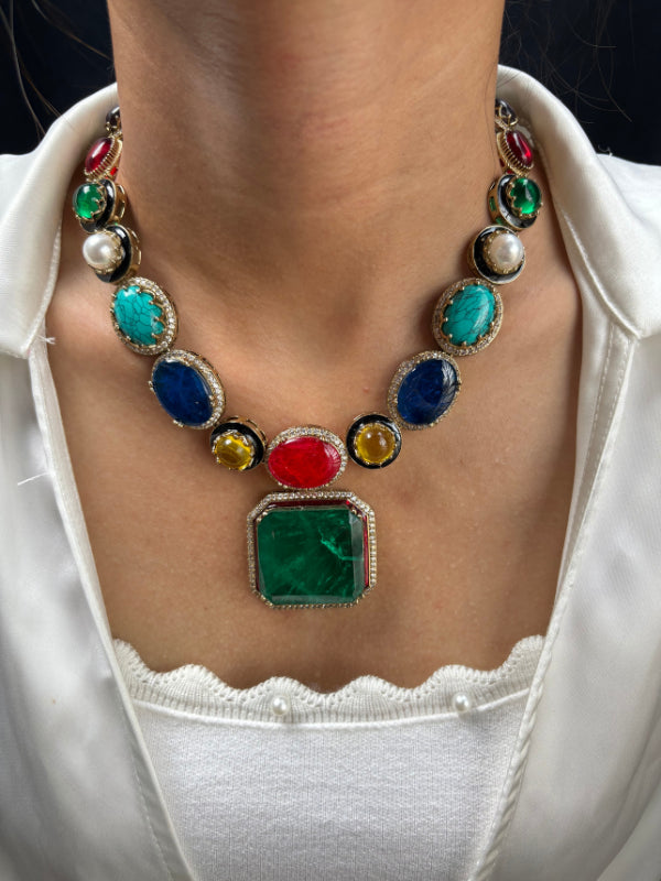 gemstone necklace