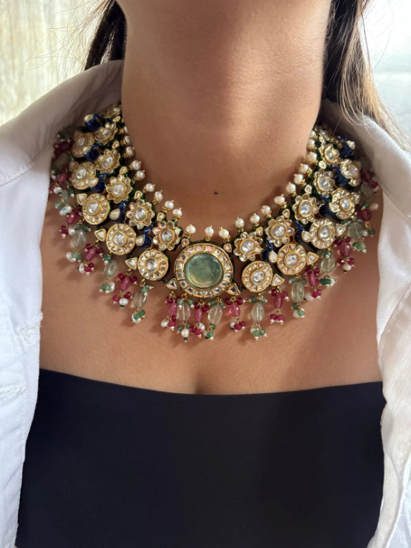 peacock necklace