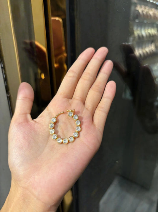 Sterling silver nose ring