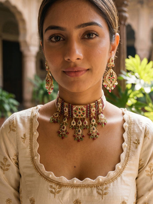 jadau-choker-necklace-set-for-women-1