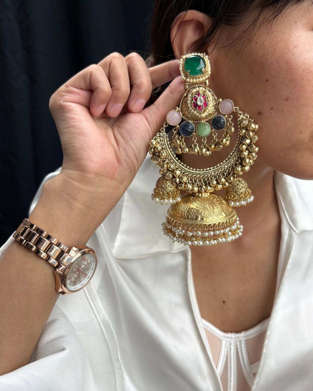 traditional jhumka