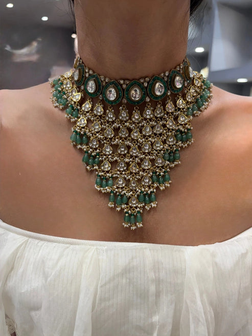 The Noor of Traditions: Why a Kundan Jhalar Choker is the Soul of Every Bridal Trousseau