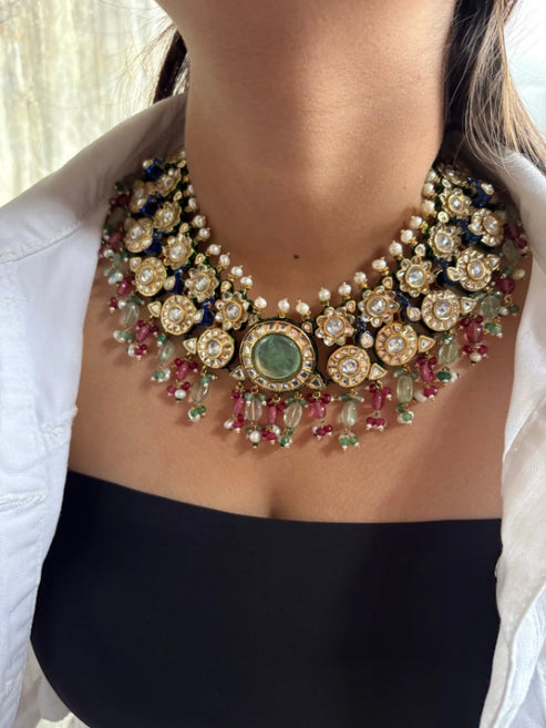 The Golden Plume: Why the Kundan Peacock Necklace is the Ultimate Bridal Essential
