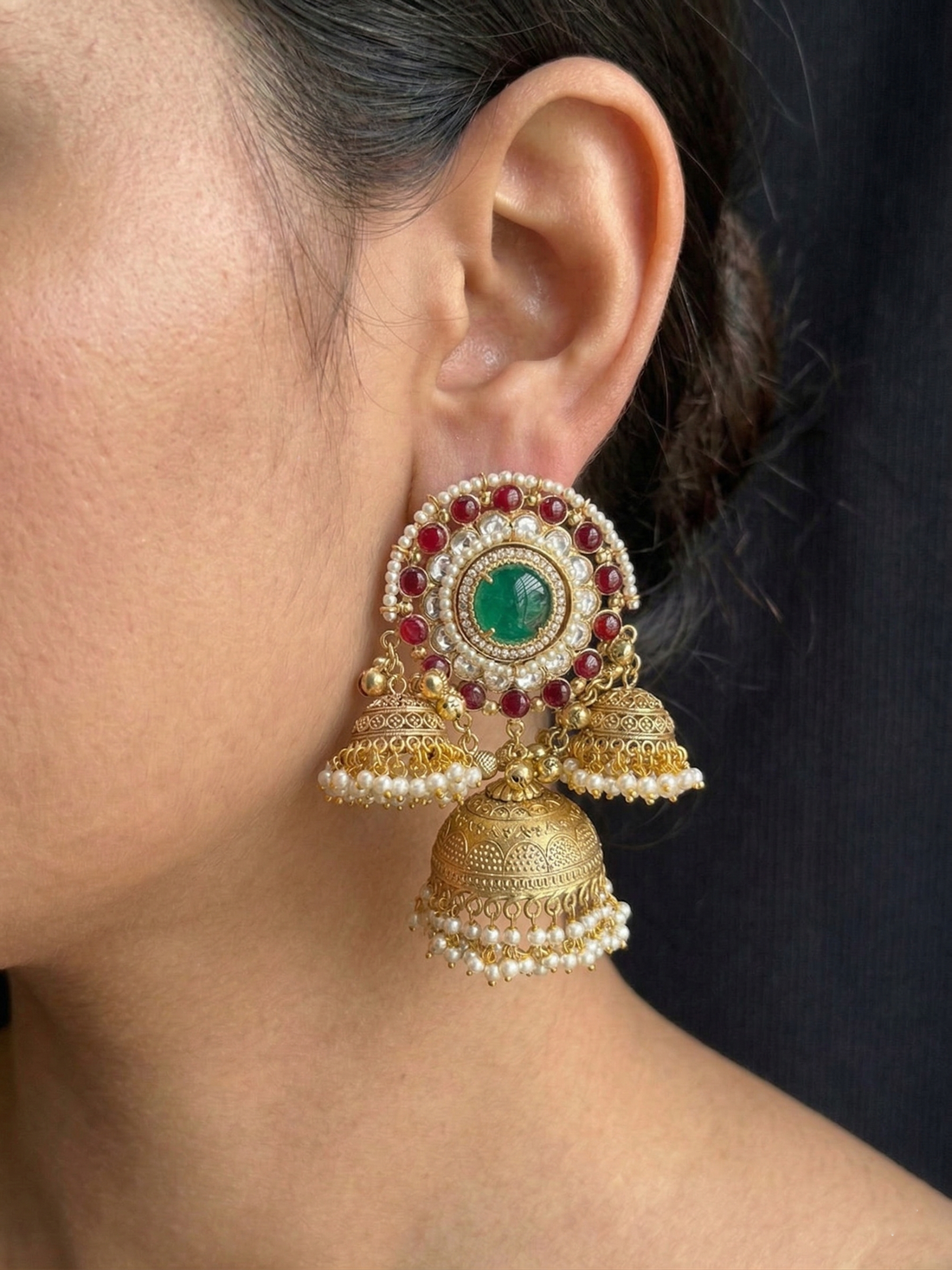 The Royal Glow: Elevate Your Style with Victorian Dangle Earrings