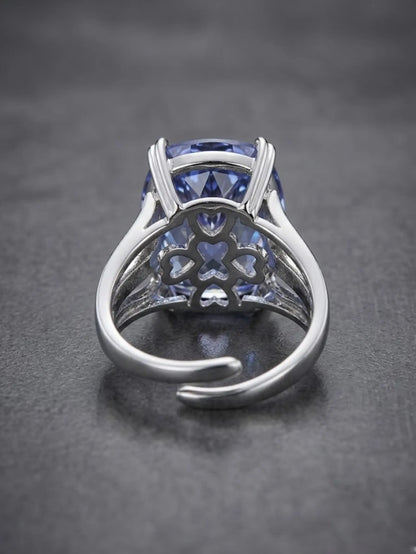 standard rings for women silver adjustable band