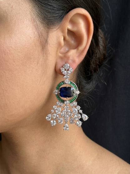 Blue Sapphire Earrings