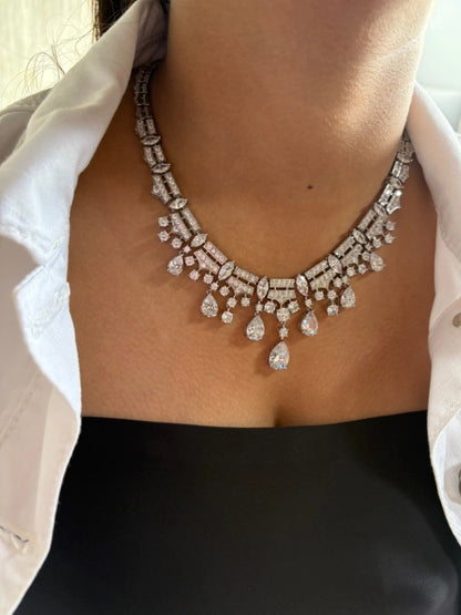 necklace with matching earrings 