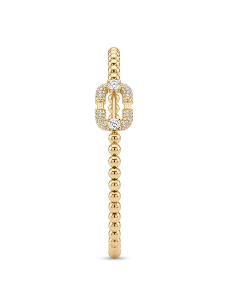 Jewel Street 10.2g Gold Finish Luxury Bracelet