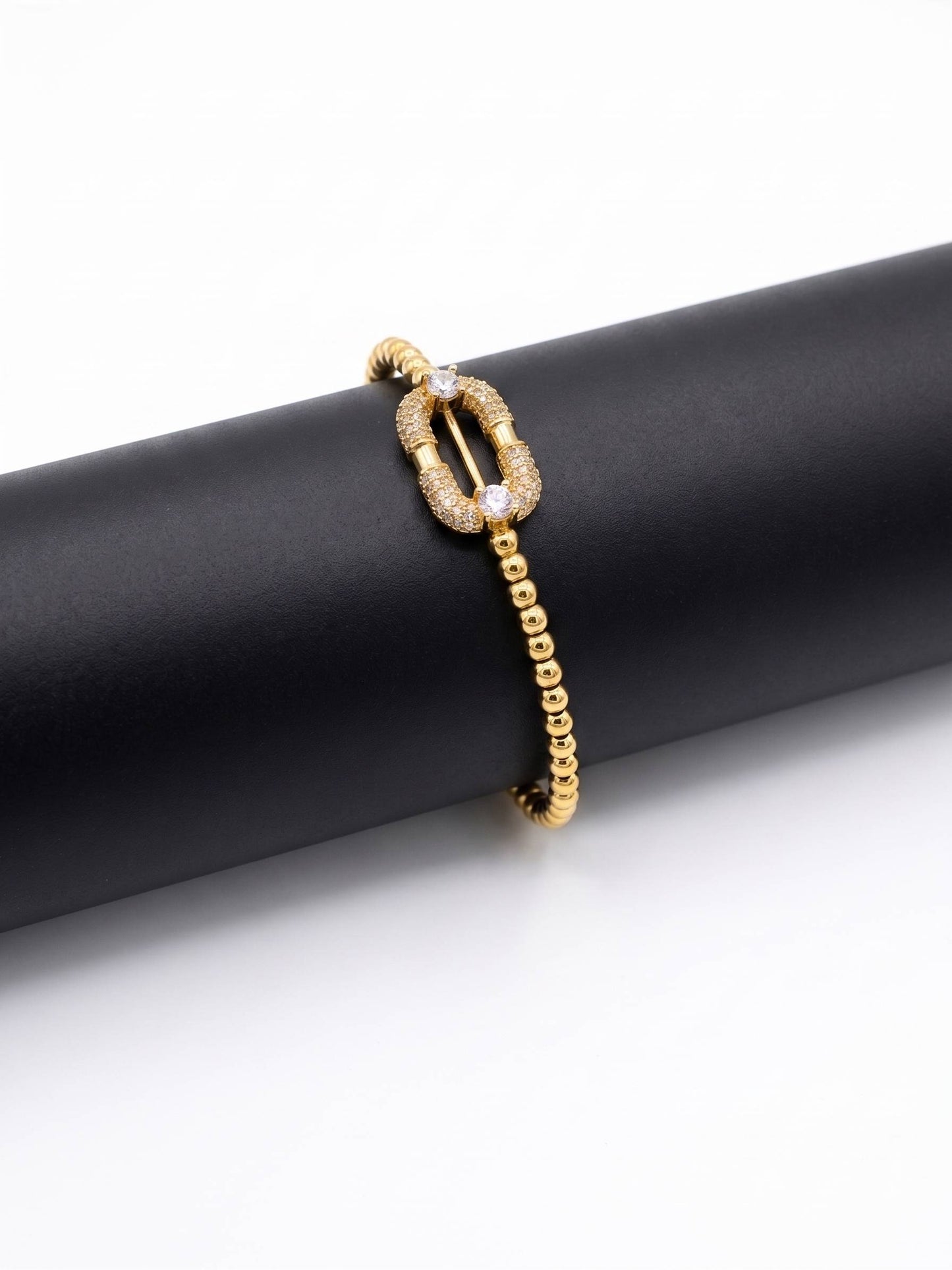 Minimalist Gold Beaded Jewelry for Wedding Wear