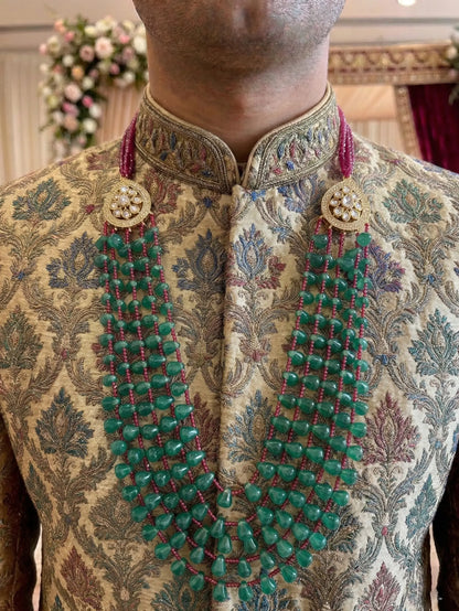 Emerald Groom Mala