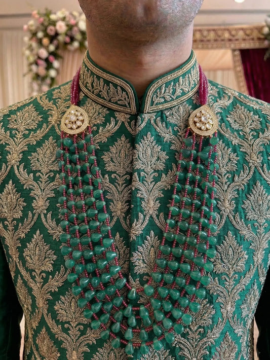 Emerald Groom Mala
