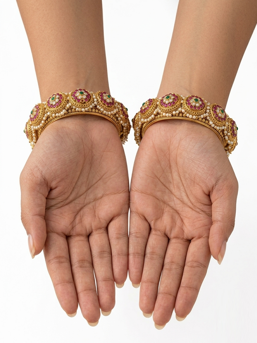 Gold Multi Color Pacheli