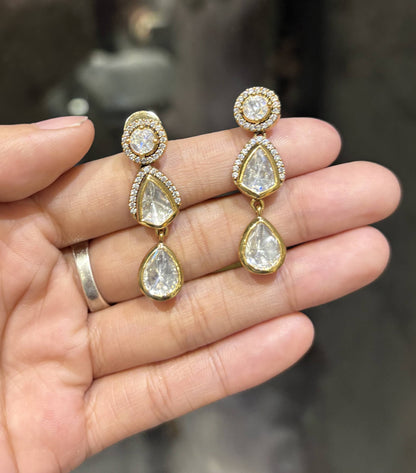 Jewel Street Moissanite, CZ Necklace Set