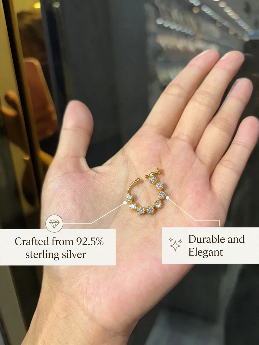 Sterling Silver Nose Ring (small)