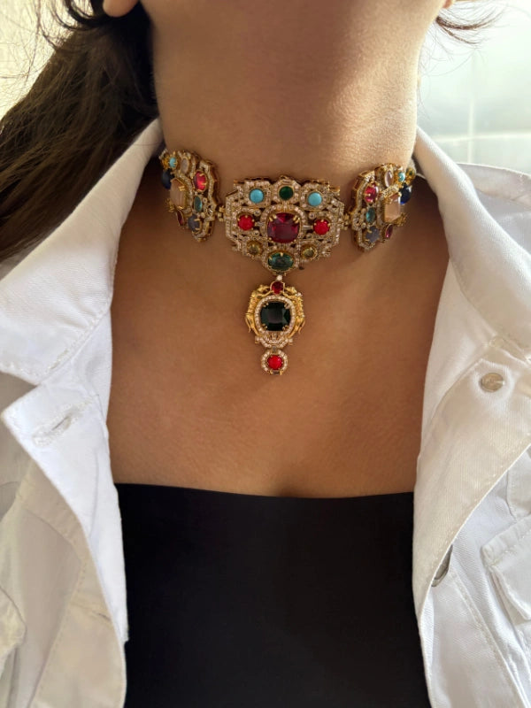 Jodha Ratan Victorian Choker