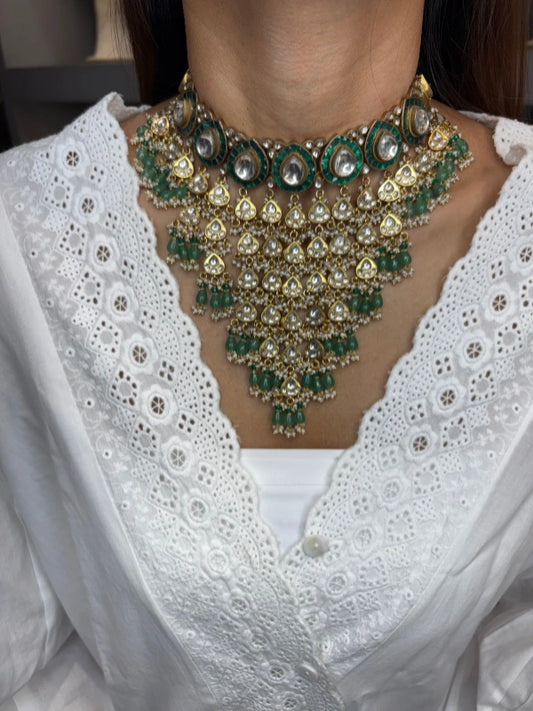 kundan jhallar choker