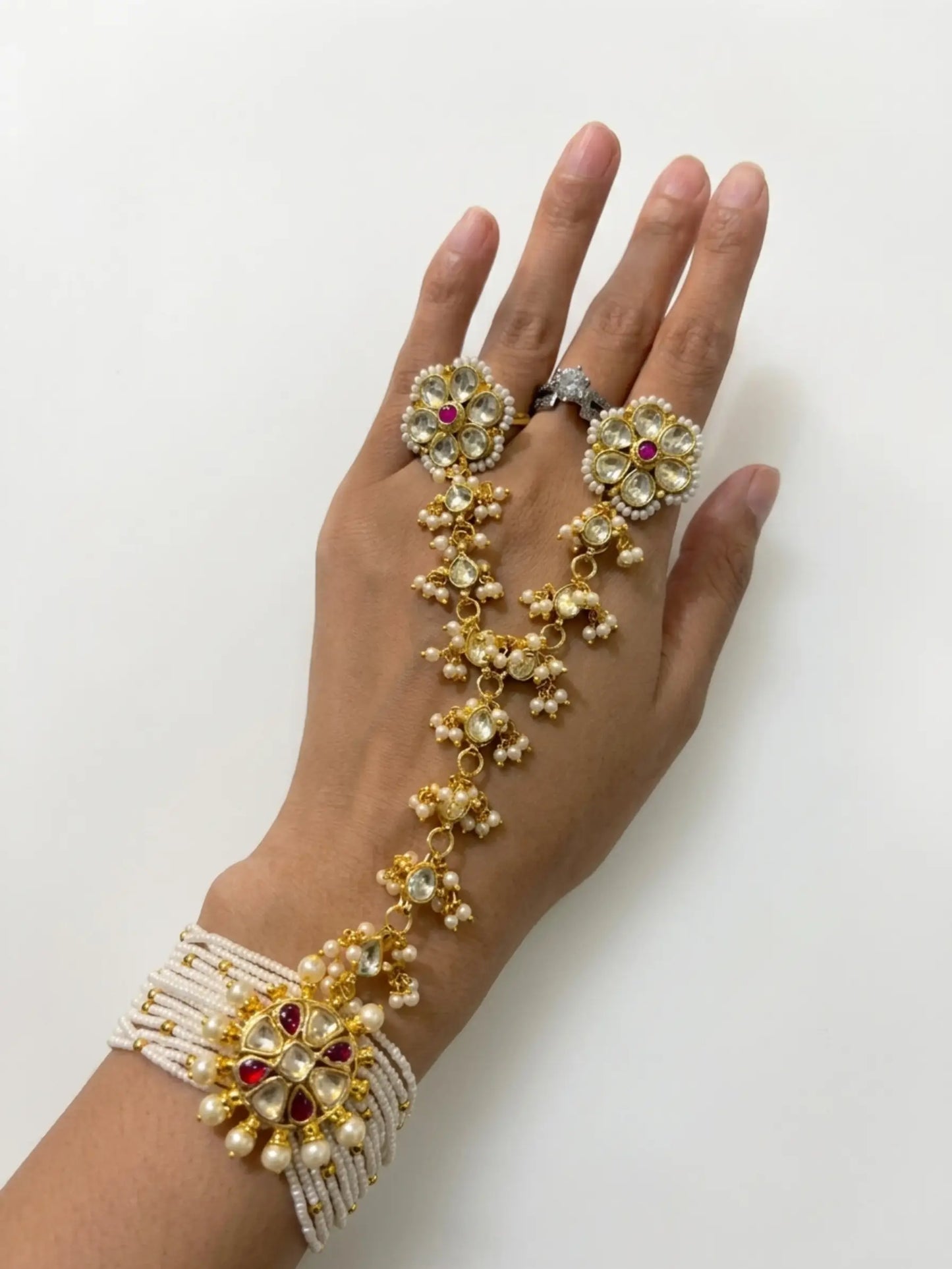 Kundan Flower Hathphool