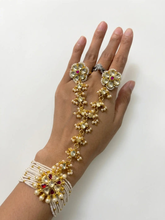 Kundan Flower Hathphool