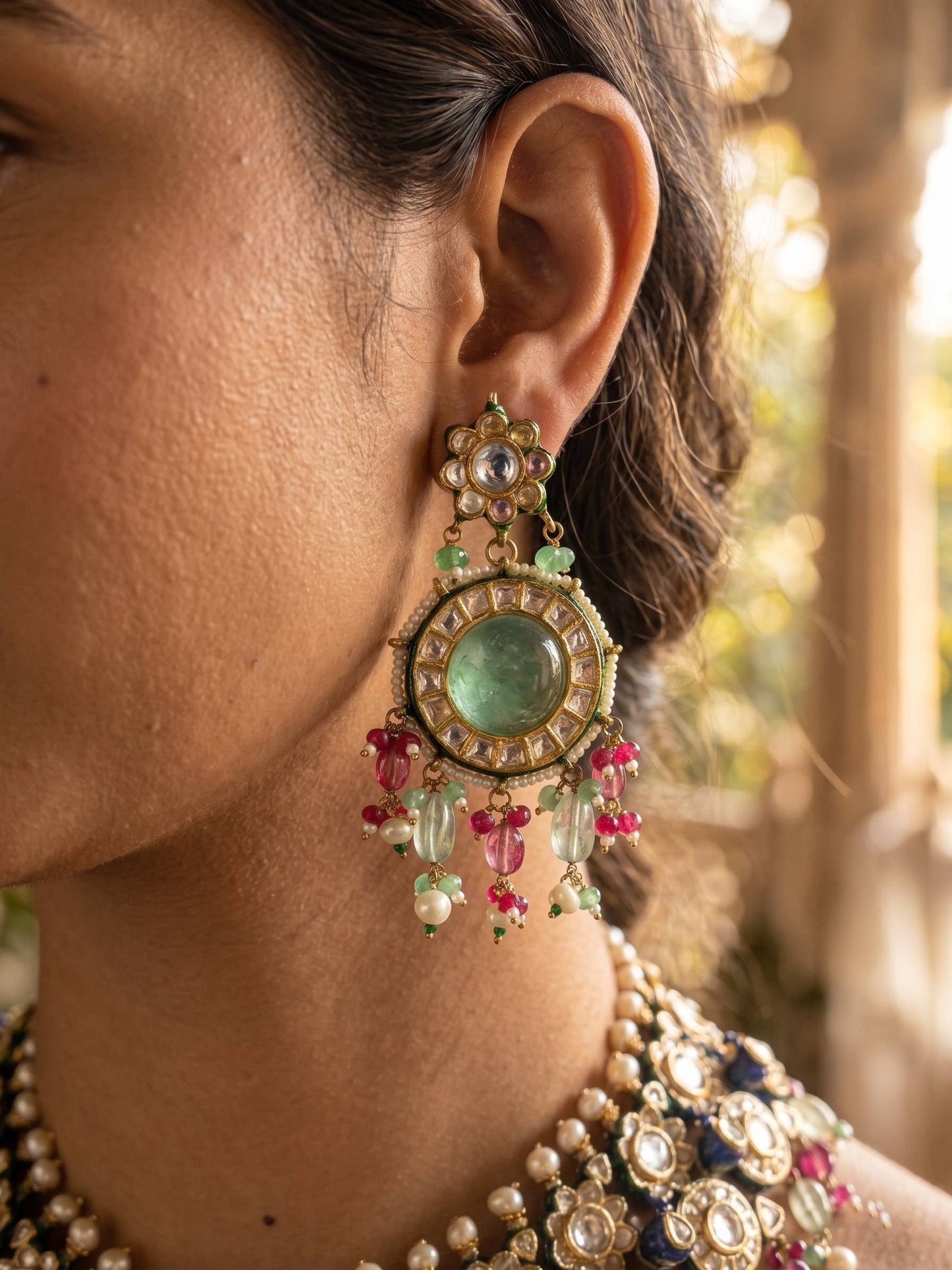 Kundan Peacock Necklace
