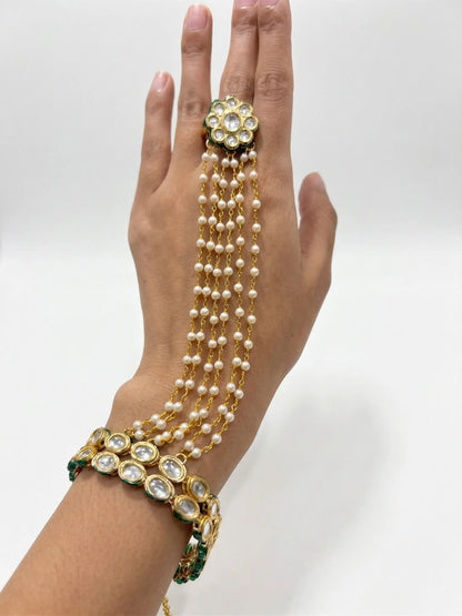 Kundan Pearl Hathphool