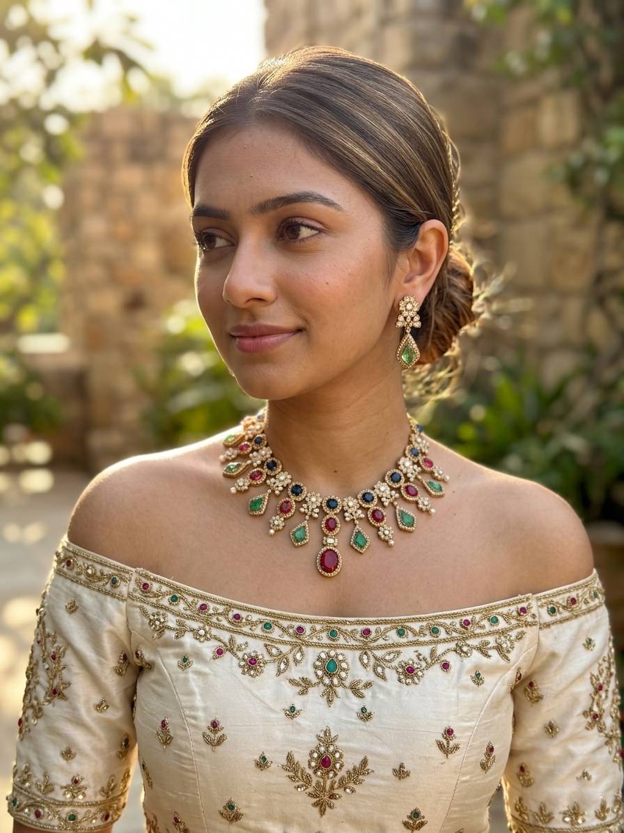 Necklace Set For Women With Earrings