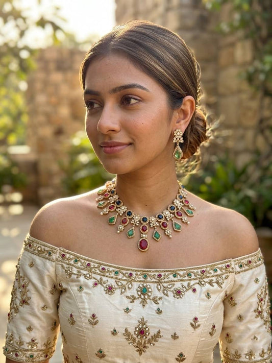 Necklace Set For Women With Earrings