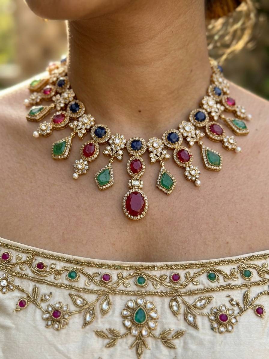 Choker With Intricate Design For Celebration