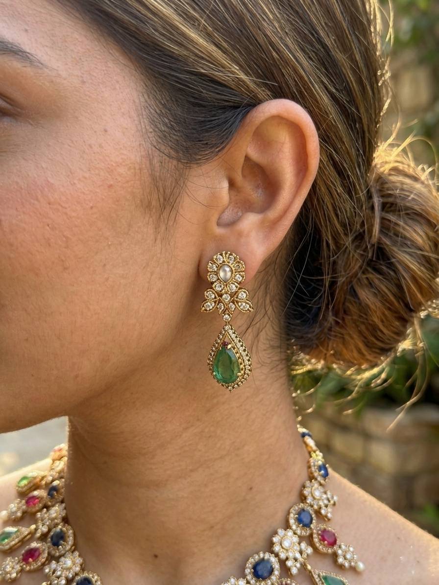 Traditional Necklace For Saree