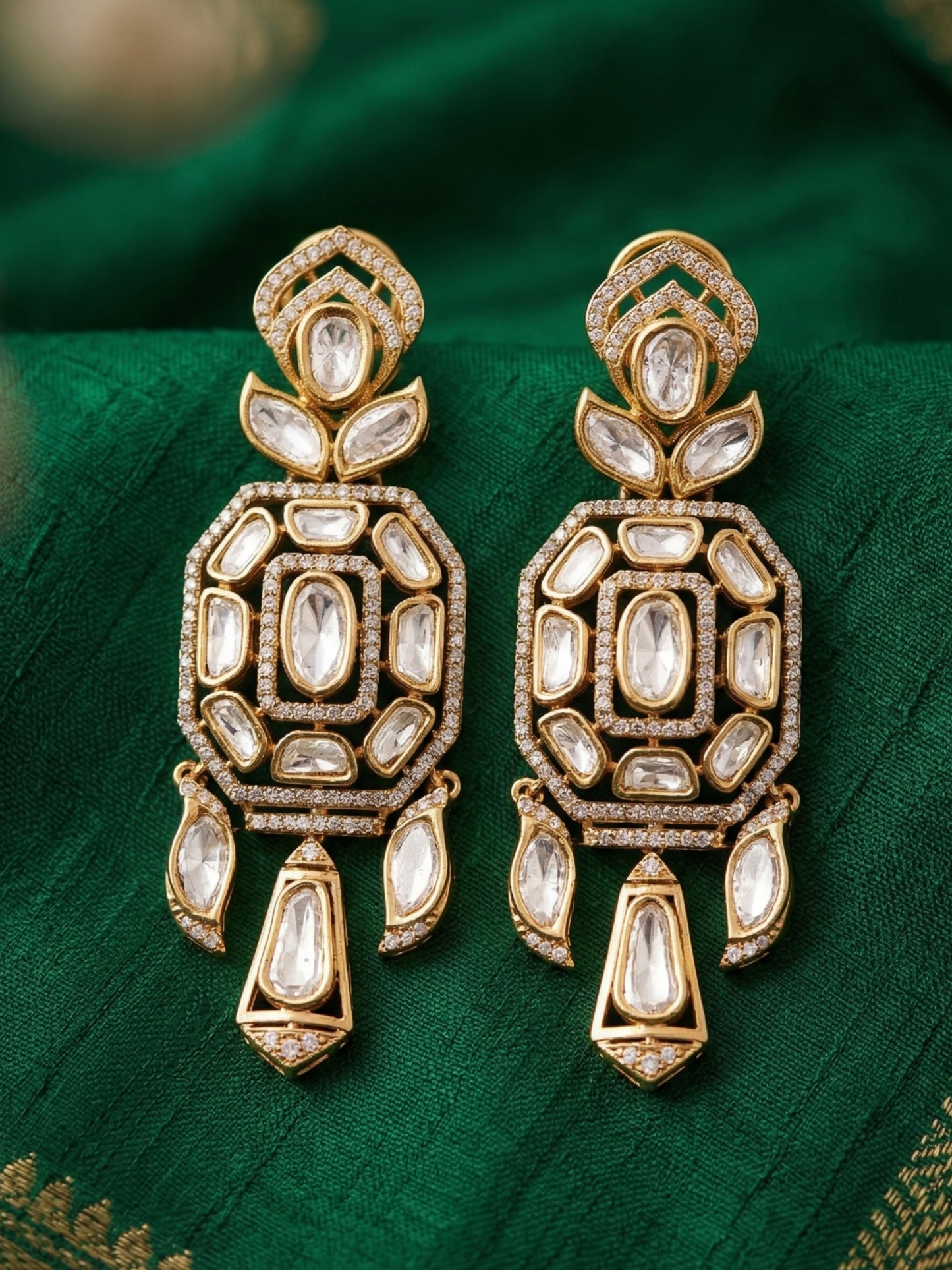 Premium Kundan Earring and Necklace Set from Jewel Street Delhi