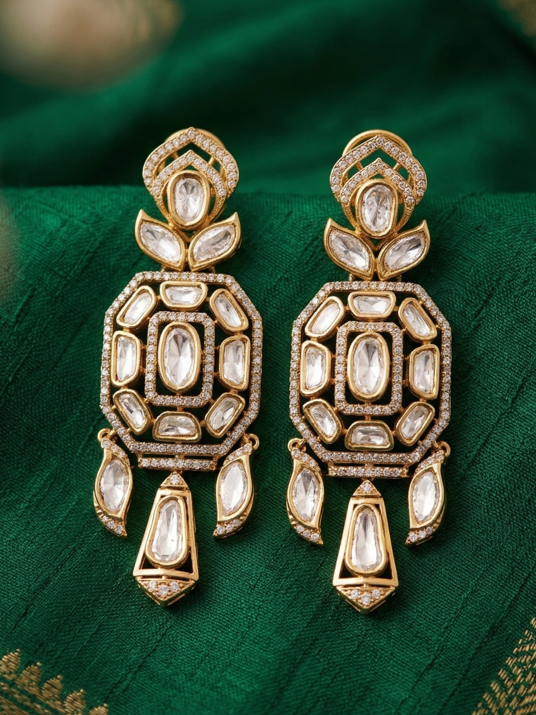 Premium Kundan Earring and Necklace Set from Jewel Street Delhi