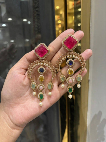 Victorian Dangle Earrings Set