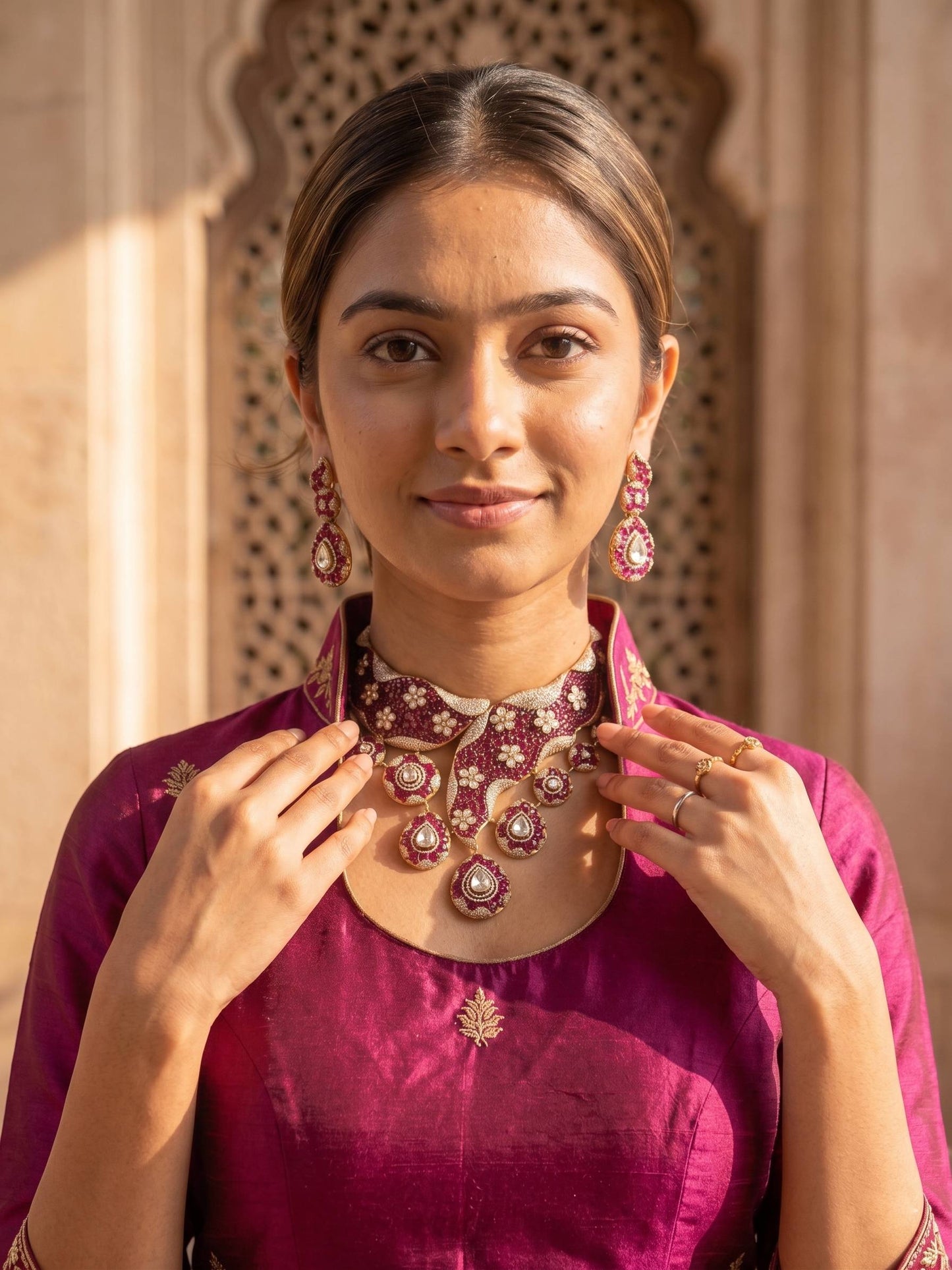 Necklace Set For Women With Earrings