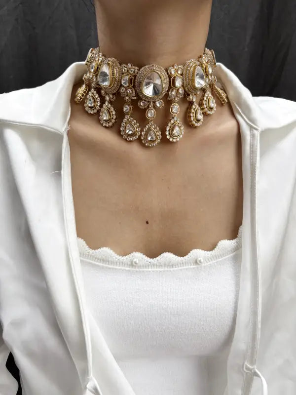 Victorian Polki Choker