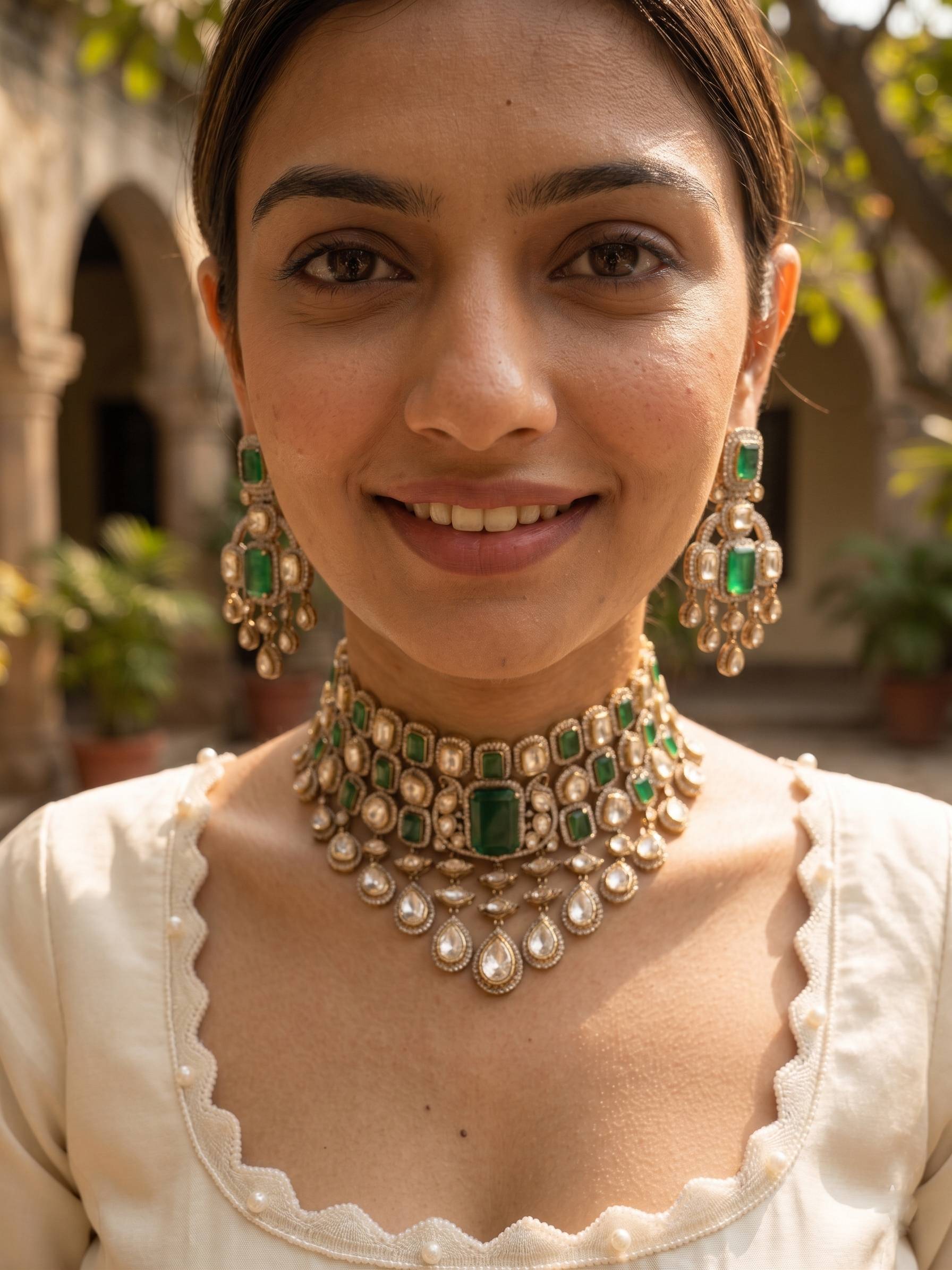 Victorian_Emerald_Choker_For_Women