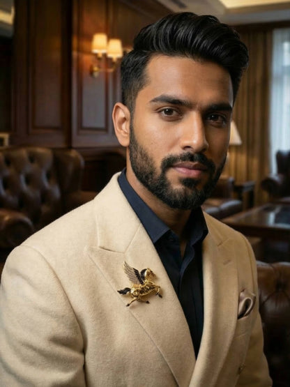 brooch for men unicorn