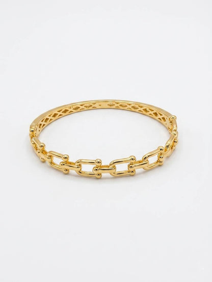 Jewel Street Elegant Golden Bracelet - Premium Anti-Tarnish Finish | Jewelry Gift For Mother's Day
