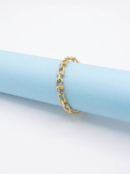 Jewel Street Elegant Golden Bracelet - Premium Anti-Tarnish Finish | Jewelry Gift For Mother's Day