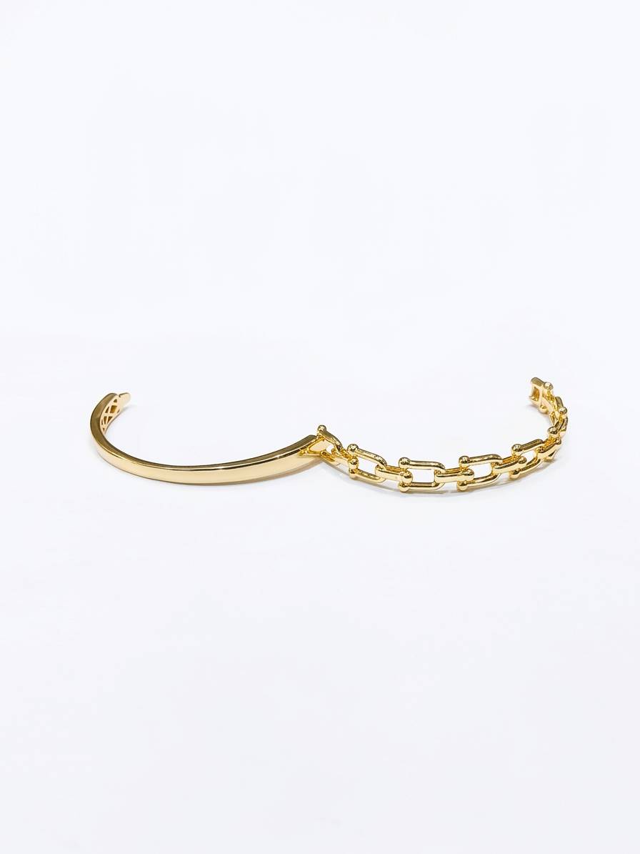 Jewel Street Elegant Golden Bracelet - Premium Anti-Tarnish Finish | Jewelry Gift For Mother's Day