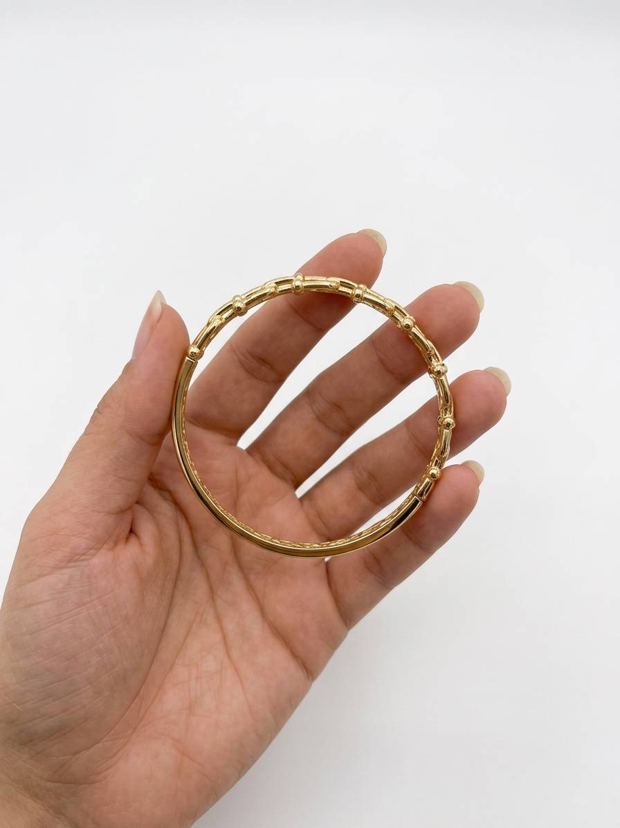 Jewel Street Elegant Golden Bracelet - Premium Anti-Tarnish Finish | Jewelry Gift For Mother's Day