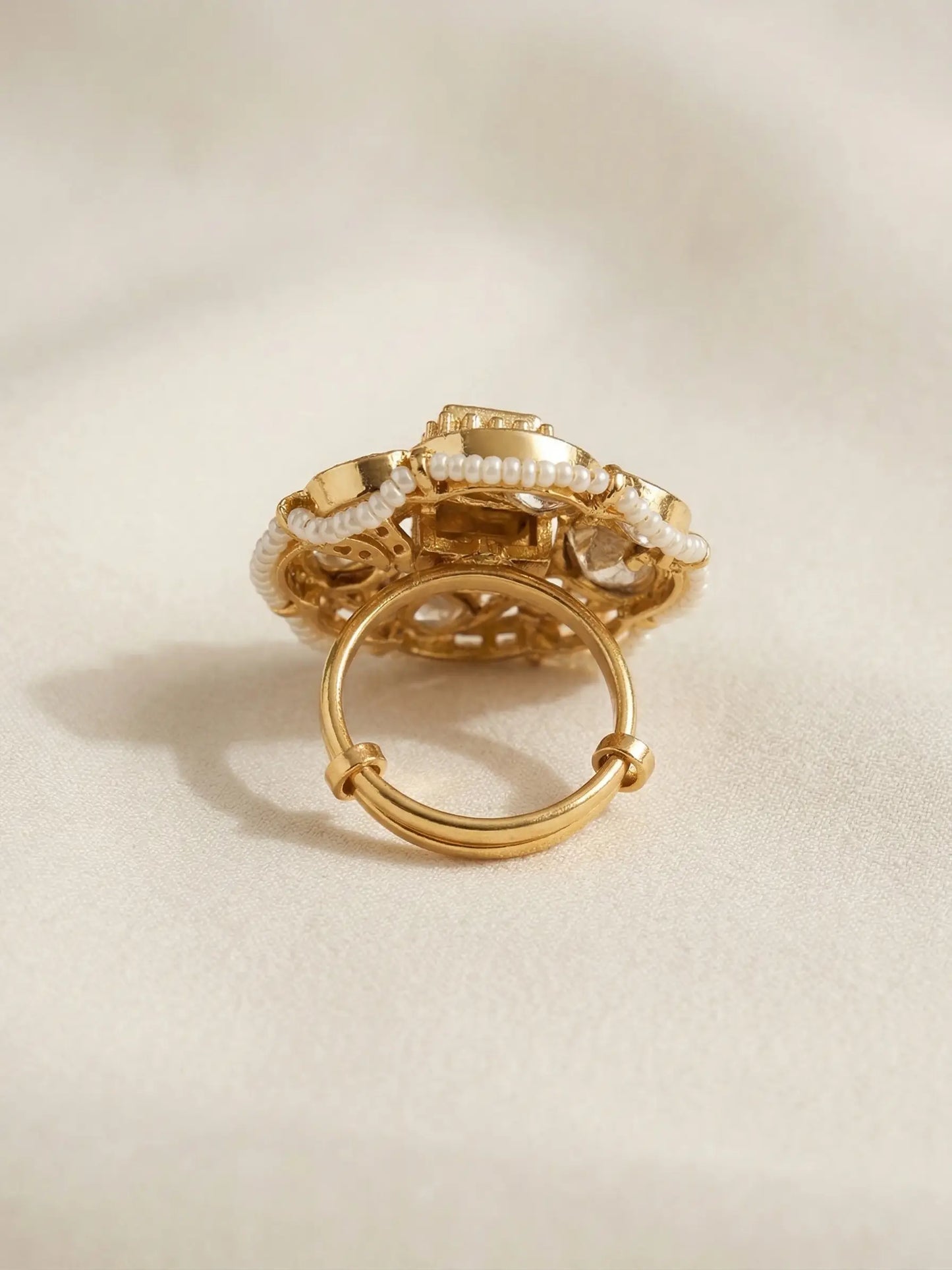 Premium Jewel Street Victorian ring placed on a soft minimalist background, highlighting the best fashion rings for women