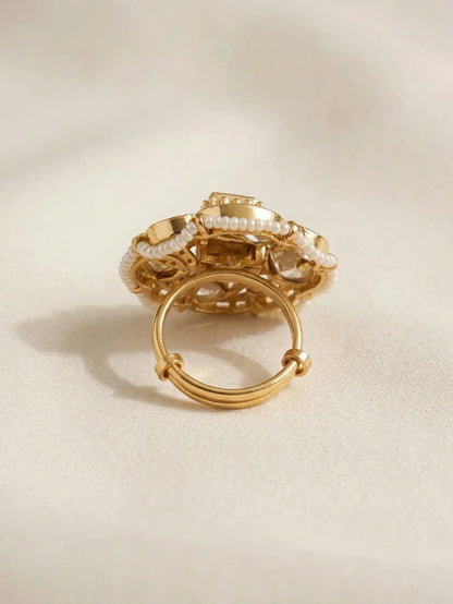 Premium Jewel Street Victorian ring placed on a soft minimalist background, highlighting the best fashion rings for women